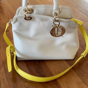 ✅Authentc CHRISTIAN DIOR leather Granville Satchel